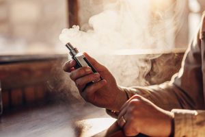 Symbol of Product Safety and Quality Control An official quality control stamp on a product package