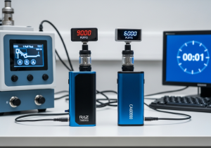 A close-up of a RAZ TN9000 next to a RAZ CA6000, highlighting their different shapes and sizes