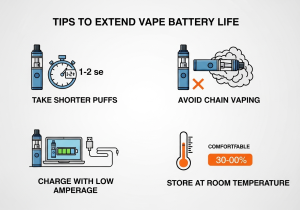 A person gently plugging their vape into a laptop USB port instead of a wall fast charger