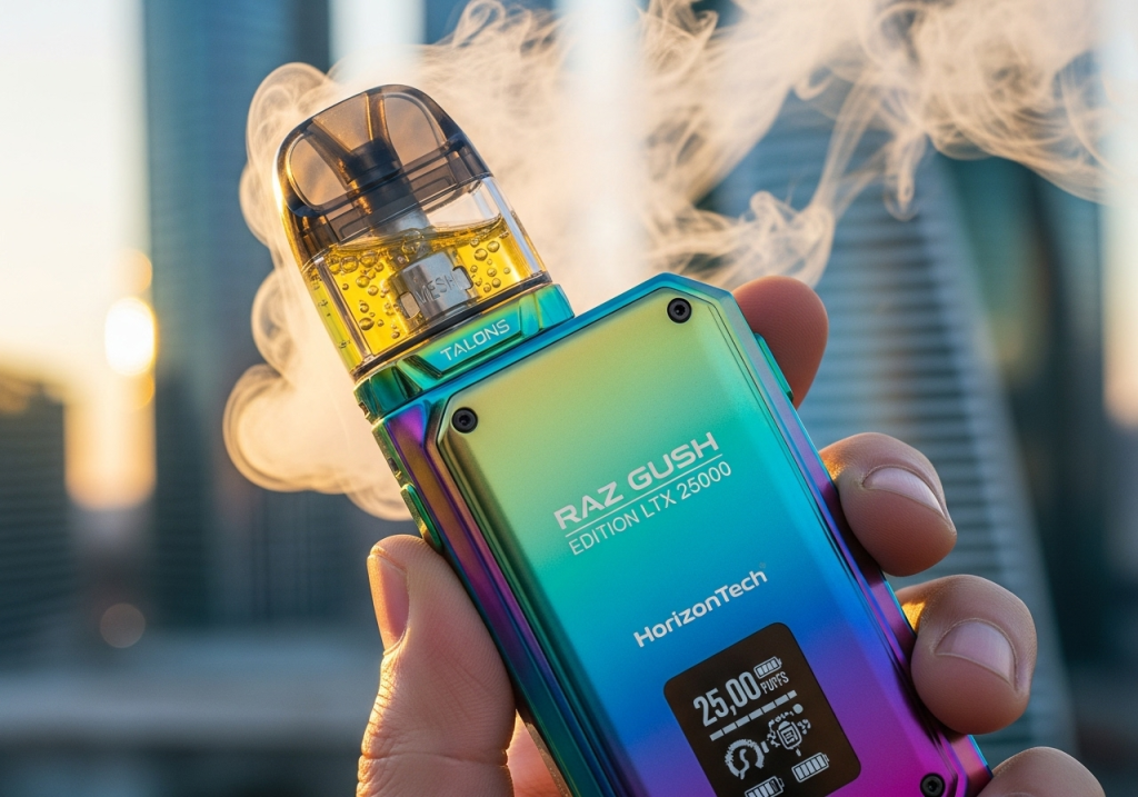 RAZ GUSH Edition LTX 25000 vs. HorizonTech: Gushing Juices for Pod Mod Enthusiasts Globally?