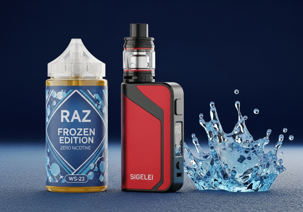 RAZ Frozen Edition Zero Nicotine vs Sigelei: Frozen Fruits for Power Users Overseas?