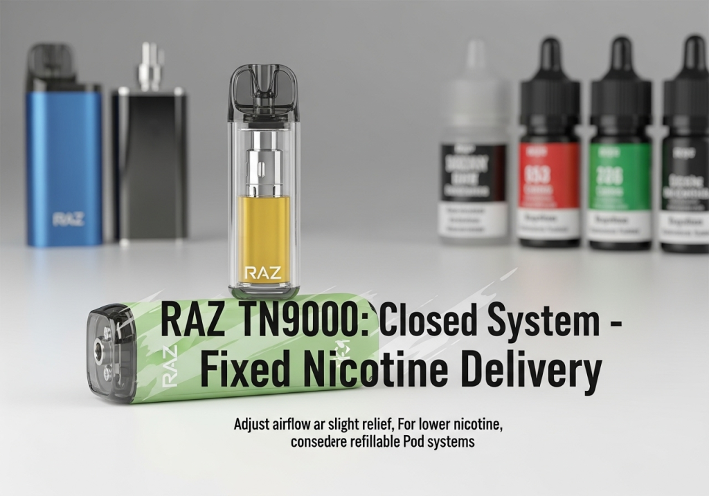 How to Customize RAZ TN9000 for Lower Nicotine Hits?