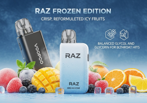 Icy fruit vape comparison RAZ Frozen vs Voopoo