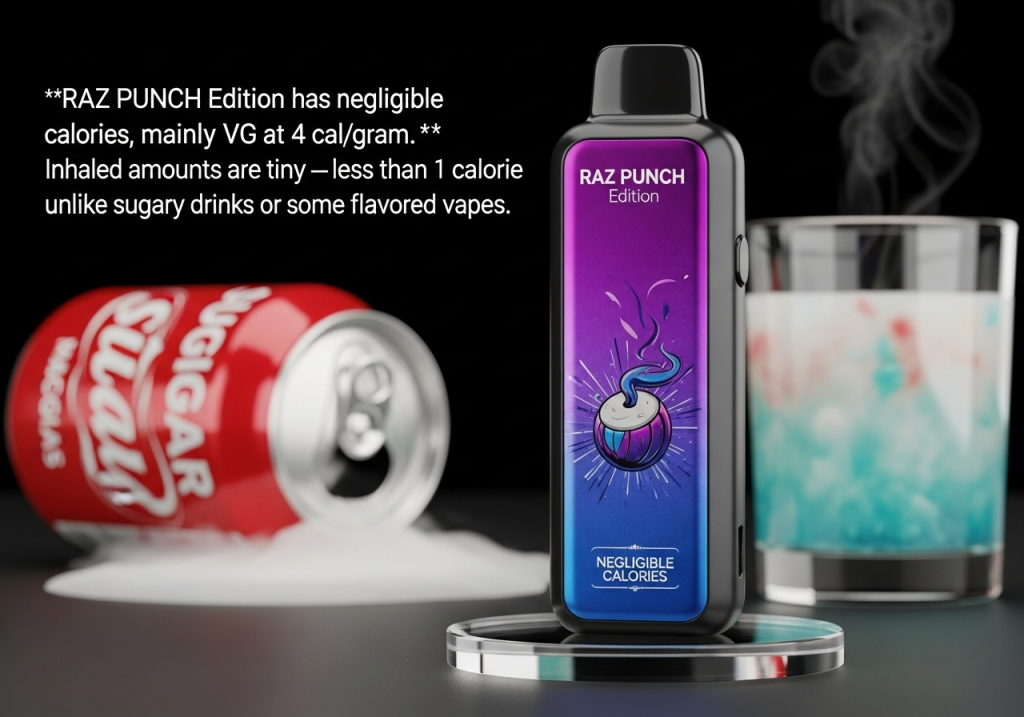 Does RAZ PUNCH Edition Have Calories Like Some Vape Flavors Do?