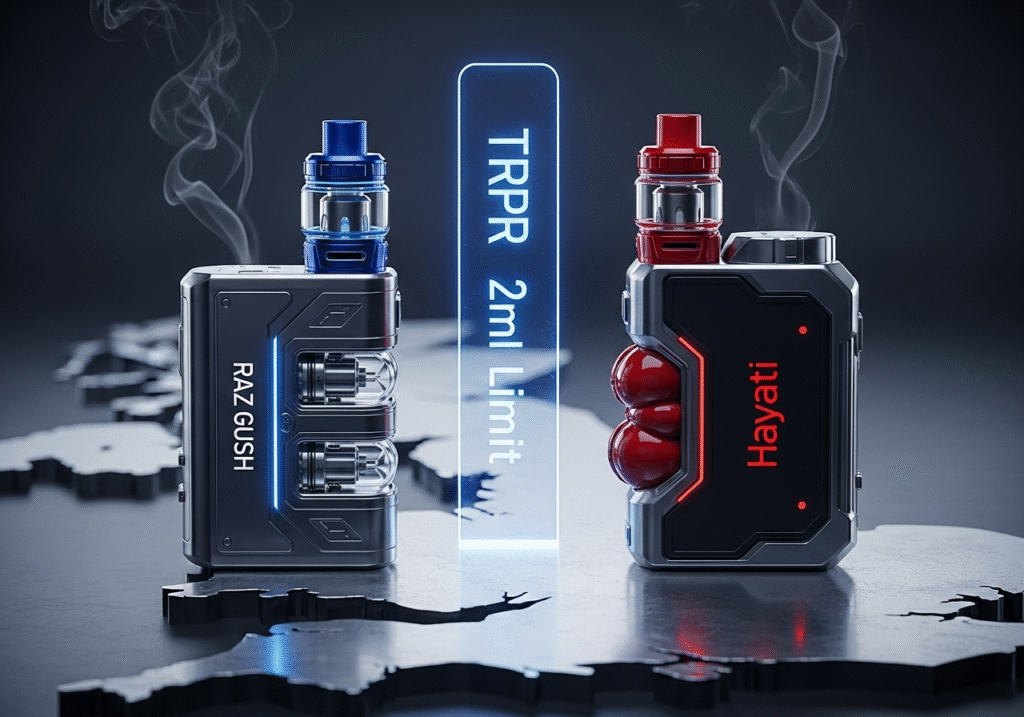 RAZ GUSH Edition LTX 25000 vs. Hayati: Juicy Dominance for UK Markets in 2025