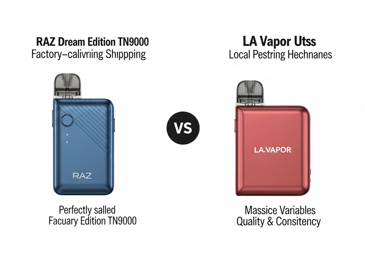 RAZ Dream Edition TN9000 vs. LA Vapor: Dreamy Cool for US Expats Globally?