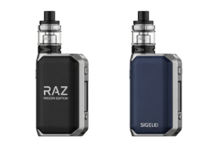 A pile of perfectly frozen strawberries and blueberries covered in ice crystals.