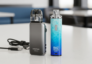 Rechargeable vape features global