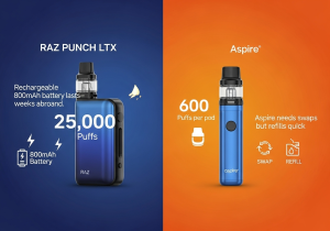 High-capacity vape travel