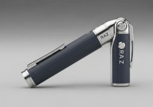 Premium Materials and Engineering in a Disposable Vape A close-up shot showing the high-quality texture and finish of a modern electronic device.