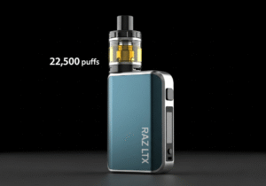 E-Liquid Consumption is the Real Limiting Factor A car's fuel gauge pointing to empty, with a vape device next to it, symbolizing running out of e-liquid.