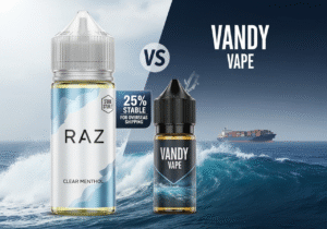 Menthol stability overseas RAZ Clear vs Vandy 2025
