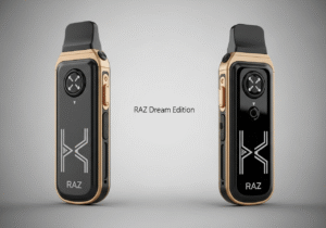 Contrasting Narratives of Heritage and Modernity A split image showing an old, leather-bound book on one side and a sleek, minimalist smartphone on the other.