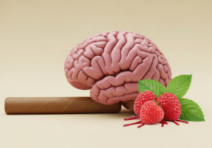 An illustration showing two distinct sound waves versus a messy, jumbled sound wave, symbolizing clear vs. muddled flavors.