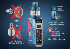 RAZ TN9000 accessories nicotine