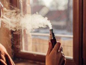 Acrolein comparison vape vs cigarette