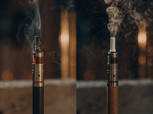 Vape vs smoke acrolein