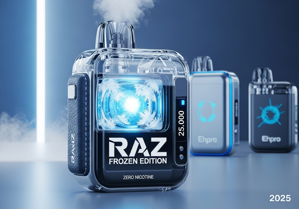 RAZ Frozen Edition Zero Nicotine vs. Ehpro: Icy Options for Reusable Lovers Worldwide?