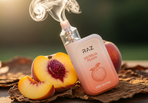 Peach zero nicotine vape