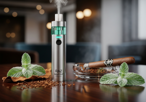 Menthol zero nicotine vape