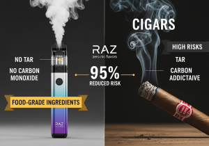 Health comparison vape vs cigar