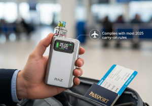 Travel disposable vape