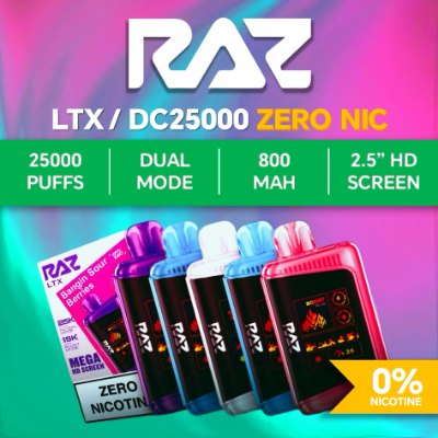 RAZ LTX 25000 0 Nicotine Edition